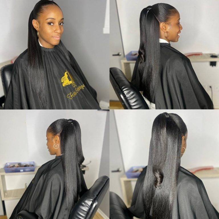 Ponytail avec double lace frontale