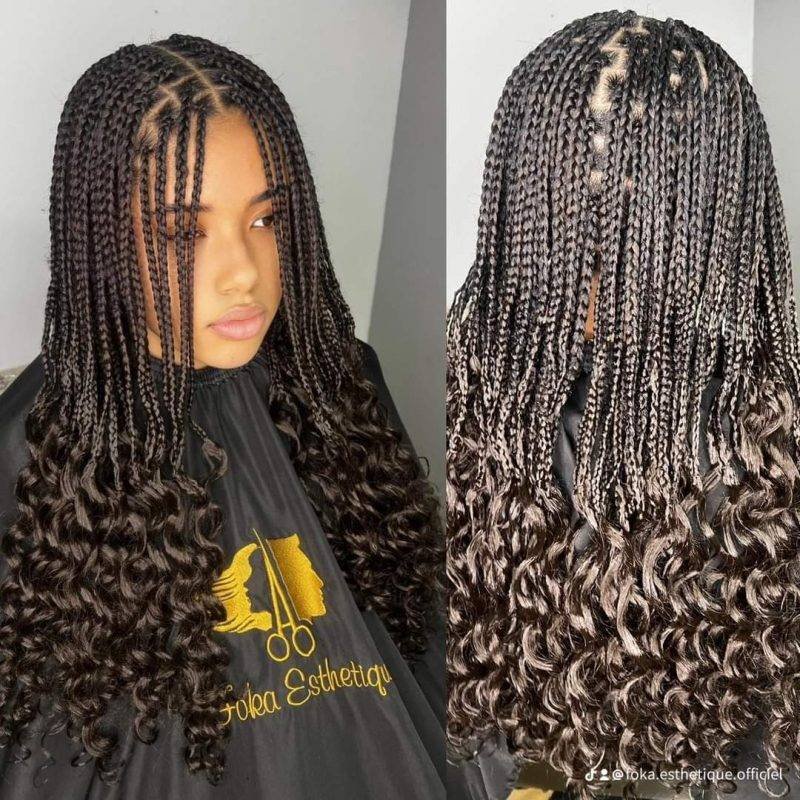 Knotless braids Tresses sans Nœuds