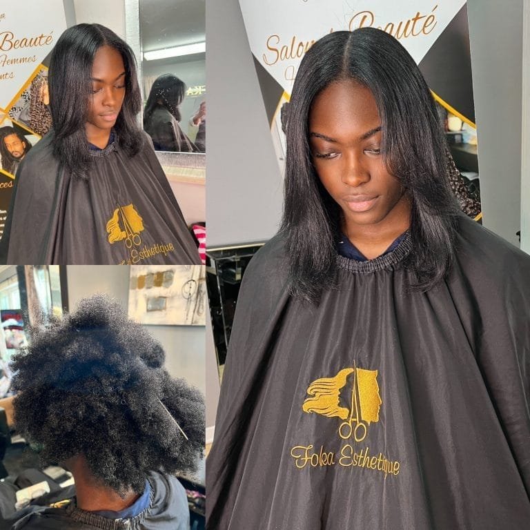 Lissage sur cheveux Afro