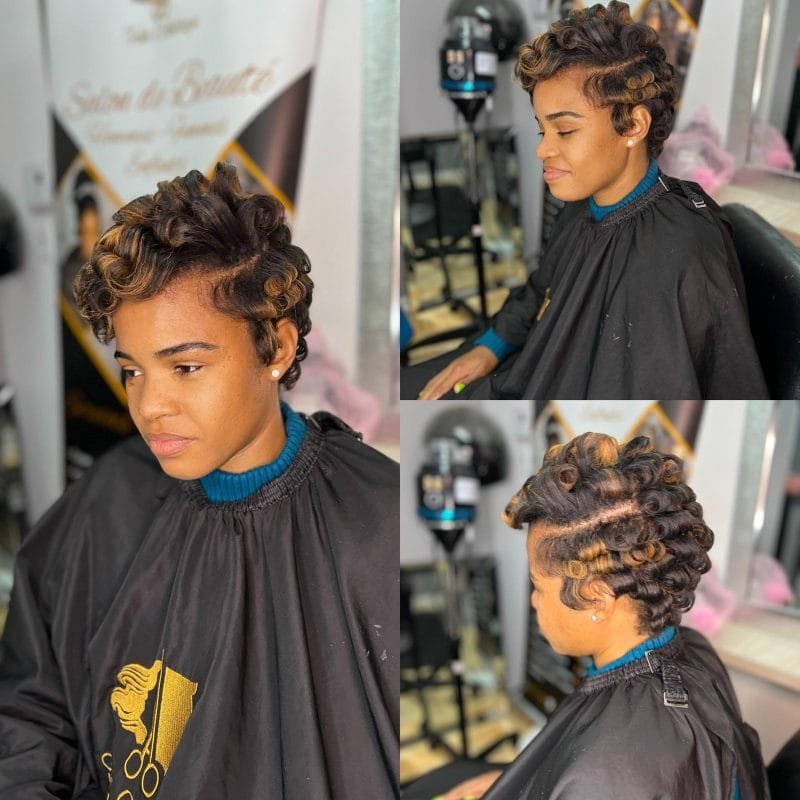 defrissage coloration et coupe