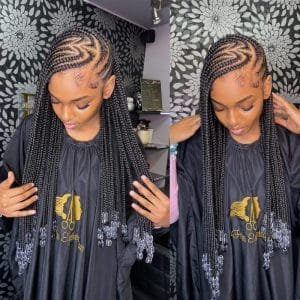 Fullani Braids option nattes américaines