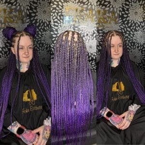 Knotless braids