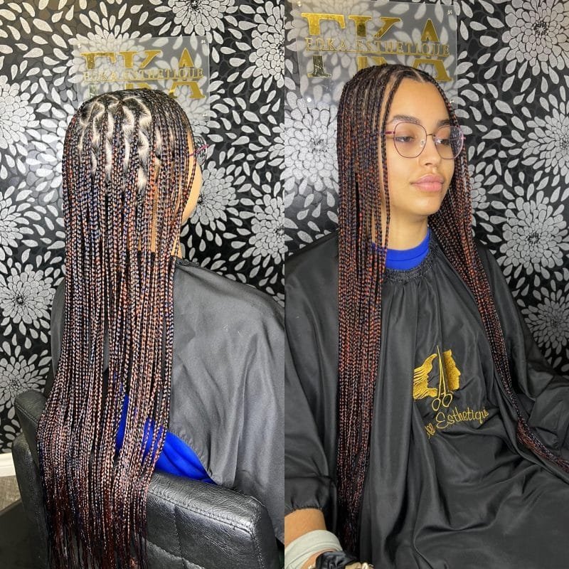 Knotless braids