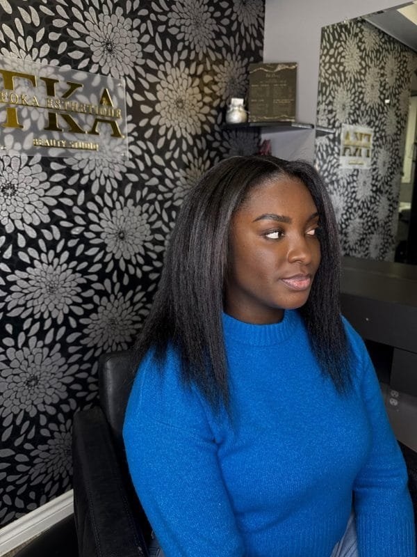 Tissage ouvert sur Yaki Straight