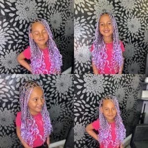 Tresses Knotless Enfants - Foka Esthétique