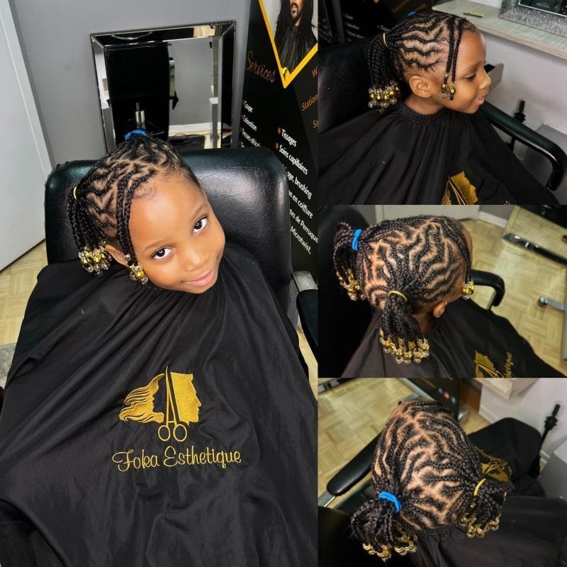 Tresses Moyennes Enfants