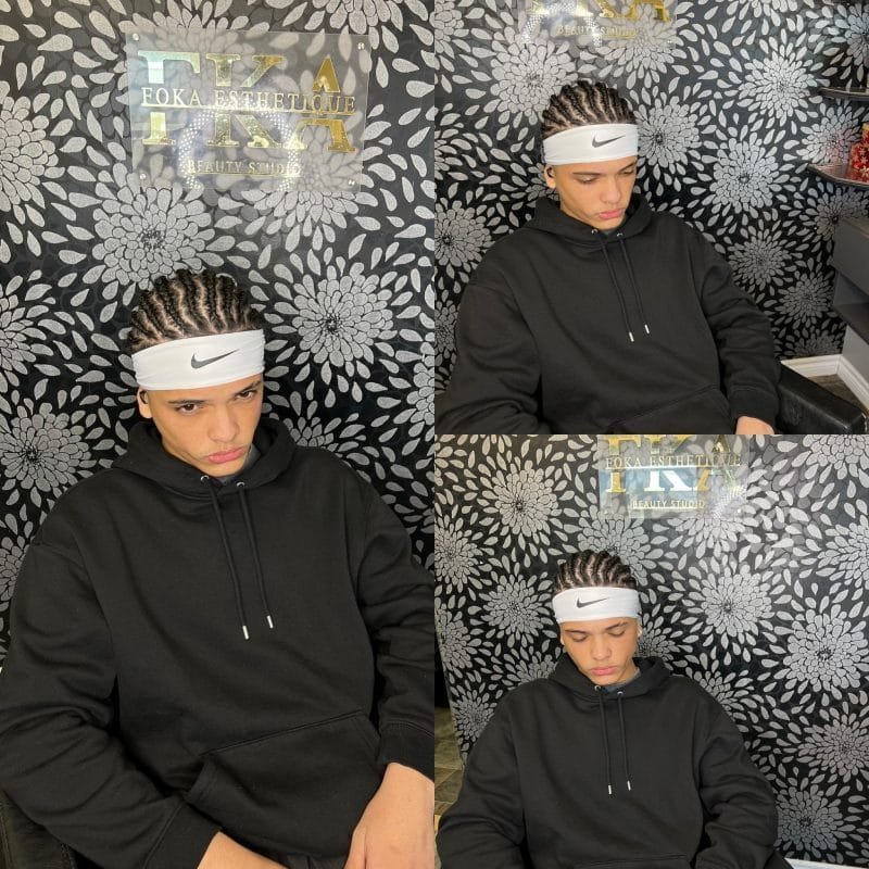 Tresses sur cheveux Lisses
