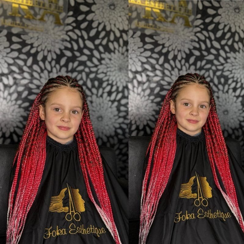 Fullani sur cheveux Lisses