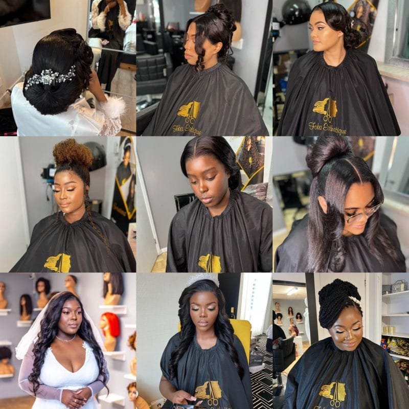 Coiffure de mariage modernes
