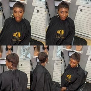 Coupe Pixie courte et texturée