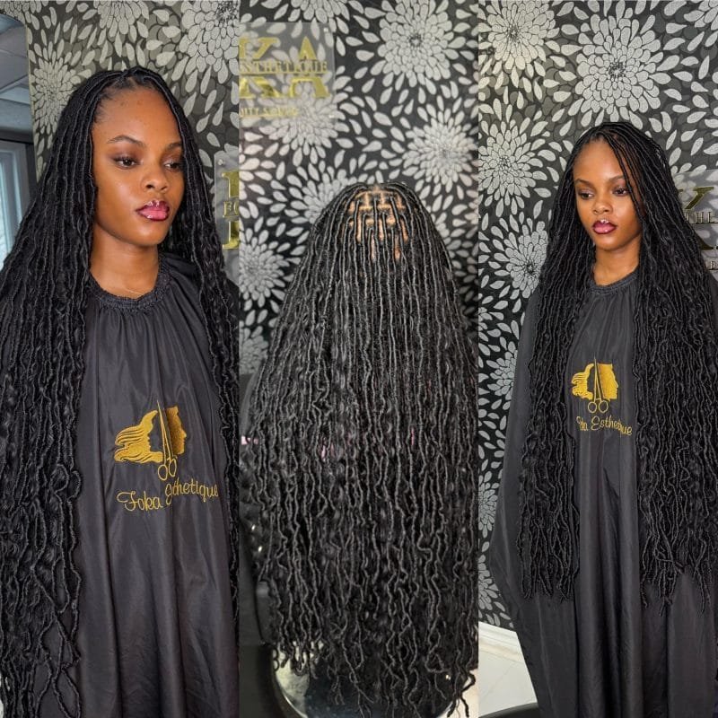 Faux locks extra‑longs bohème‑chic