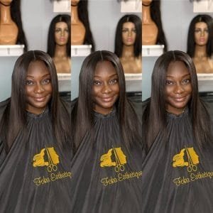 Tissage fermé lisse – Raie centrale nette
