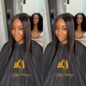 Tissage fermé raie au milieu – Style minimaliste