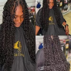 Tresses Bohèmes, un look tendance et élégant réalisé par les expertes de Foka Esthétique.