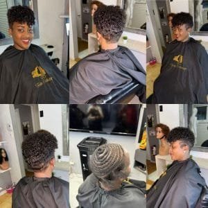 Tissage sur Cheveux Courts pour un Tissage Bouclé "Pixie Cut"